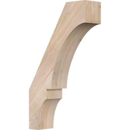 Ekena Millwork 5 1/2"W x 18"D x 30"H Balboa Smooth Knee Brace, Douglas Fir BRC06X18X30BOA00SDF
